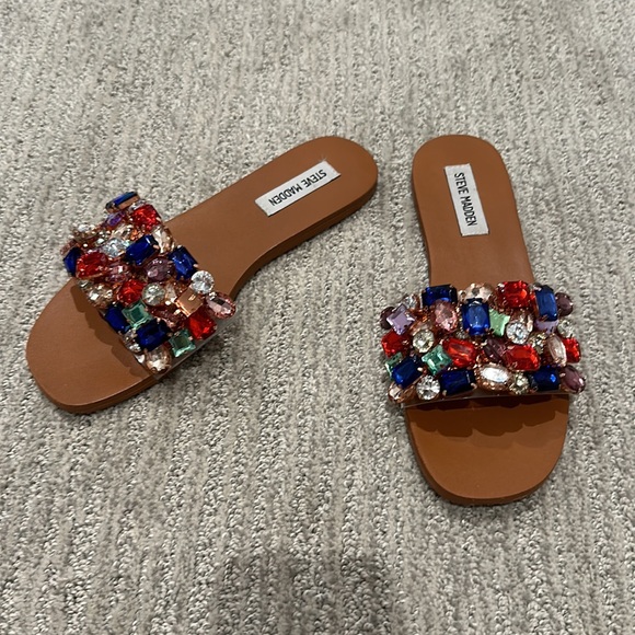 Steve Madden - Jeweled Sandals - Picture 3 of 5